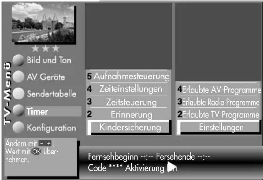 METZ Clarus - a) Kindersicherung einschalten - 1
