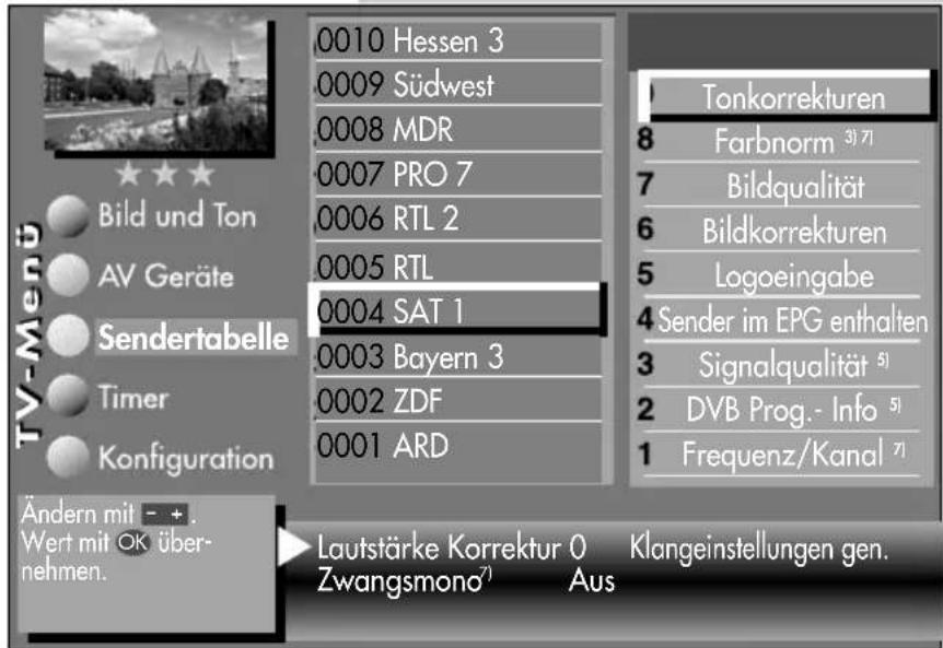 METZ Clarus - Tonkorrekturen einstellen: - 3