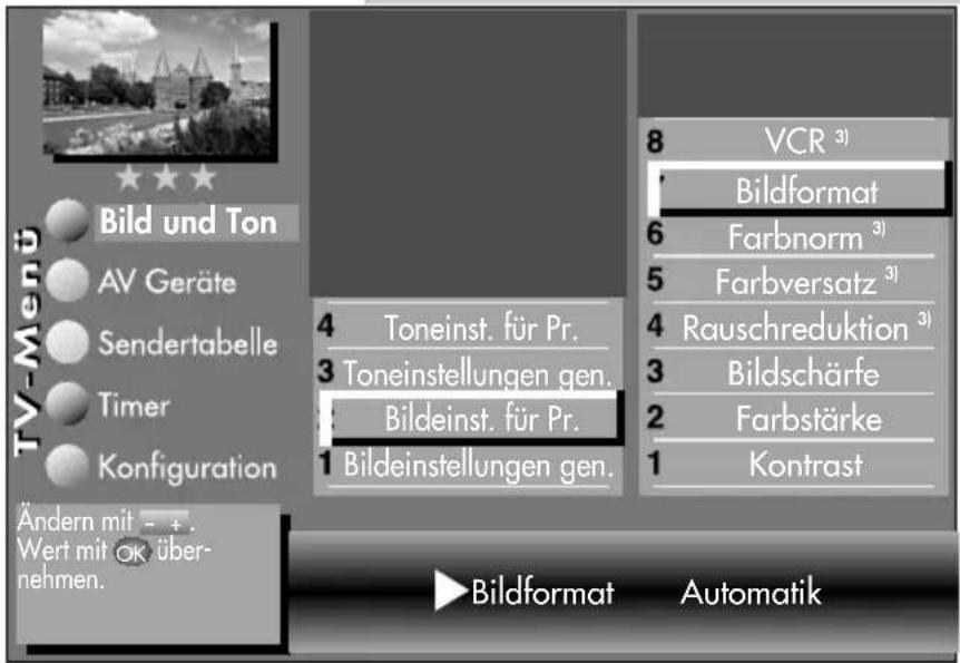 METZ Clarus - Bildformat einstellen: - 5