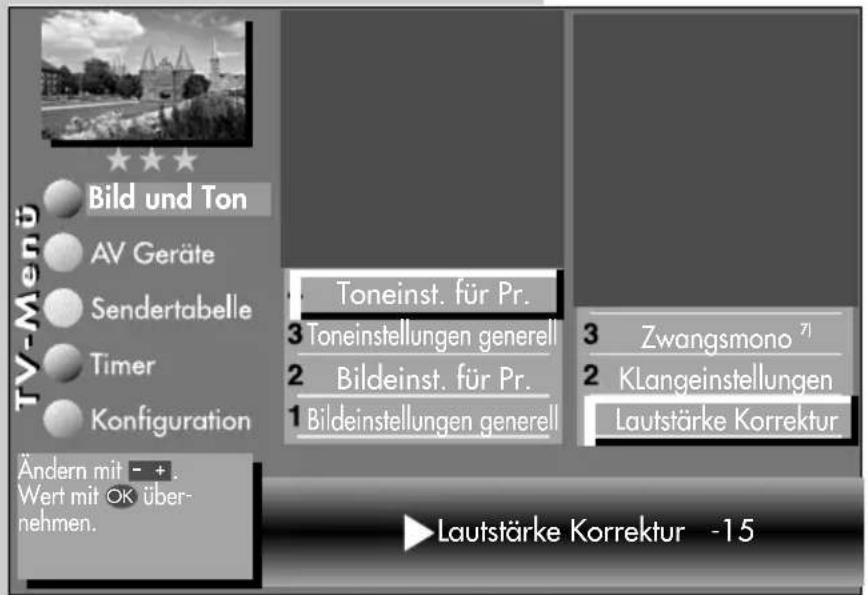 METZ Clarus - Lautstärke Korrektur - 1