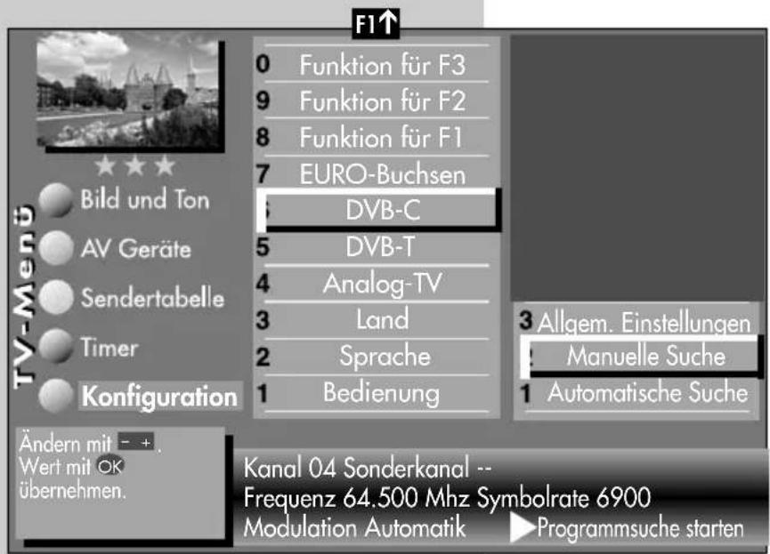 METZ Clarus - Manuelle Suche durchführen - 1