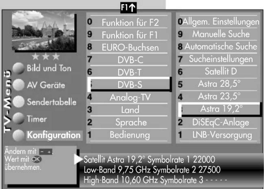 METZ Carat 32-70 - Satellit einstellen - 1