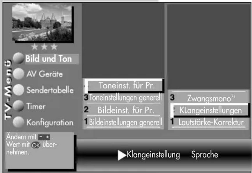 METZ Carat 32-70 - Klangeinstellung - 1