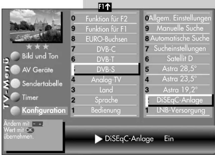 METZ Carat 32-70 - DiSEqC-Anlage ein- ausschalten - 5