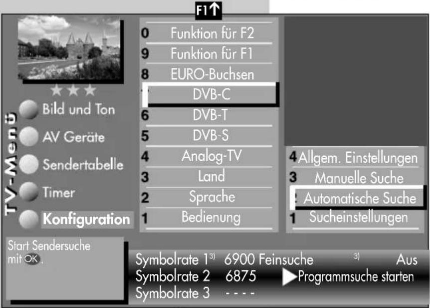 METZ Carat 32-70 - Automatische Suche durchführen - 1