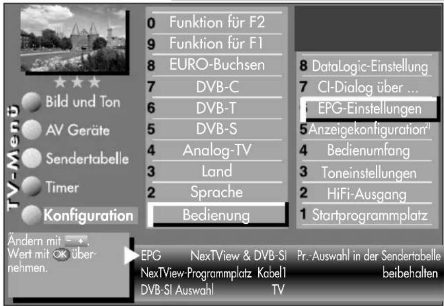 METZ Carat 32-70 - Menü aufrufen - 5