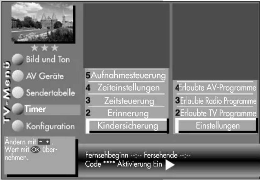 METZ Carat 32-70 - a) Kindersicherung einschalten - 1