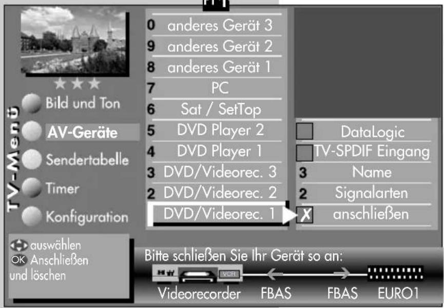 METZ Linus 32 HDTV 100 - AV Geräte anmelden - 2