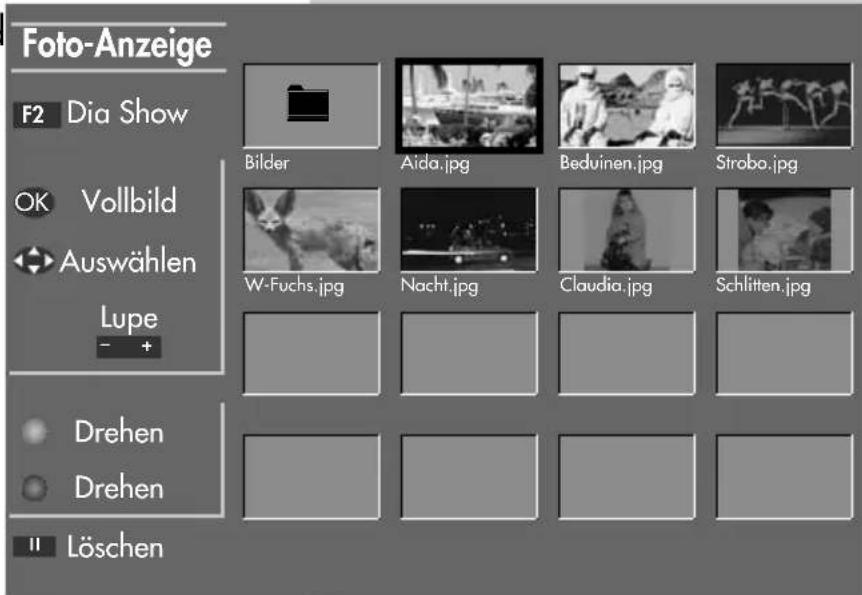 METZ Linus 32 HDTV 100 - Foto Viewer aufrufen: - 3