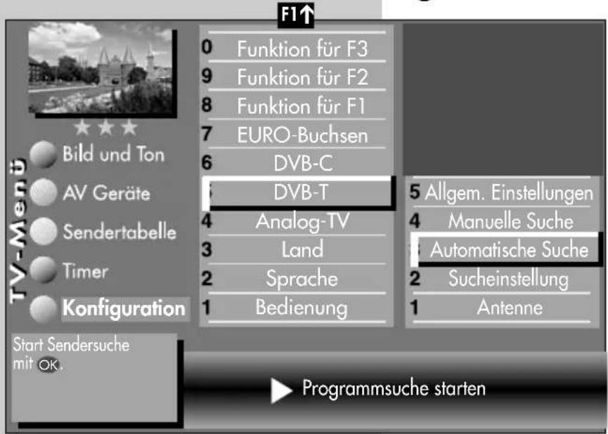 METZ Linus 32 HDTV 100 - Automatische Suche durchführen - 1
