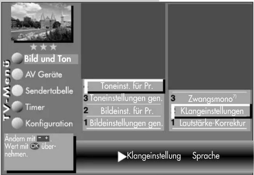 METZ Linus 32 HDTV 100 - Klangeinstellung - 1