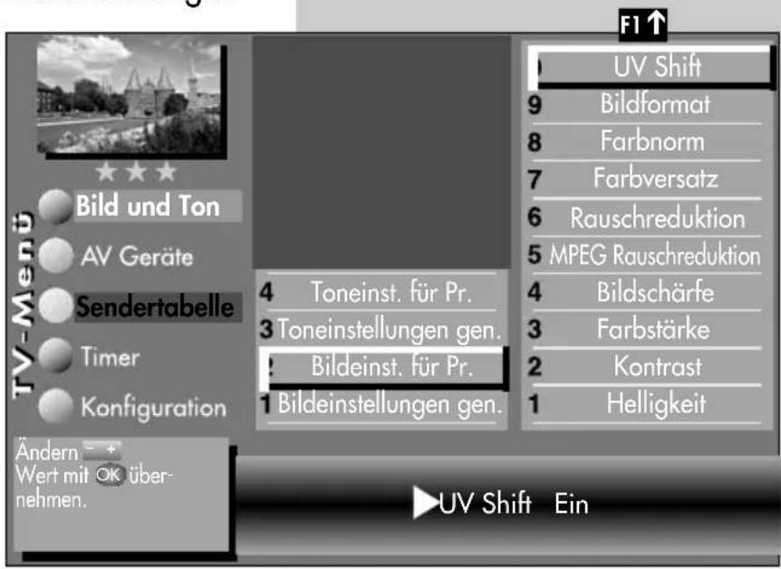 METZ Linus 32 HDTV 100 - Menü aufrufen - 2