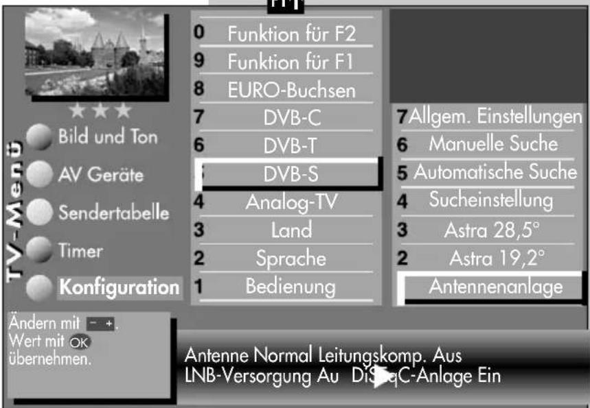 METZ Linus 32 HDTV 100 - DiSEqC-Anlage ein- ausschalten - 1