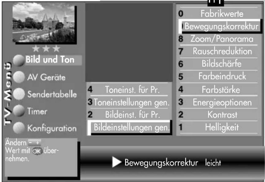 METZ Linus 32 HDTV 100 - Menü aufrufen - 5