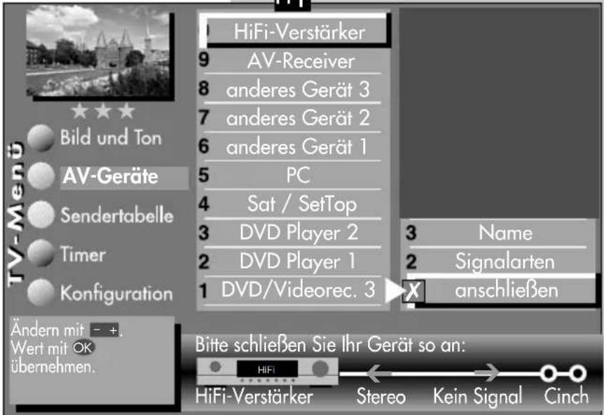 METZ Linus 32 HDTV 100 - Menü aufrufen - 6