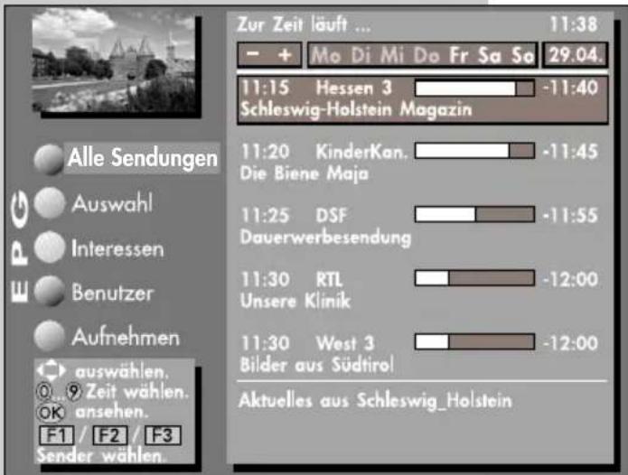 METZ Linus 32 HDTV 100 - EPG anwenden - 3