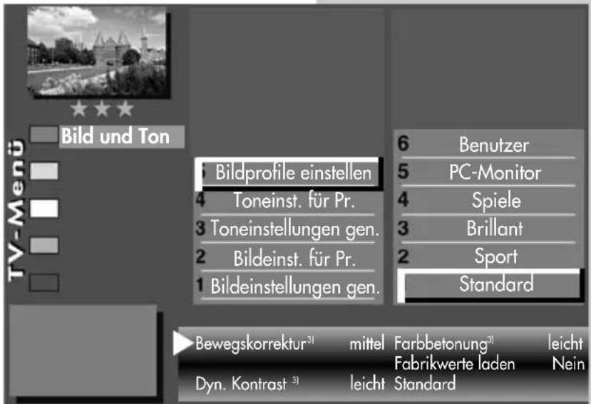 METZ Axio pro - Bildprofile einstellen: - 1