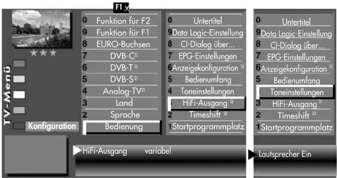 METZ Axio pro - Toneinstellungen, Übersicht - 1