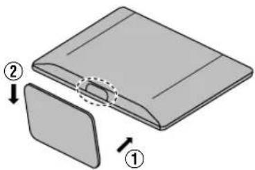 FUNAI LT840-M32 - Attaching the Base - 2