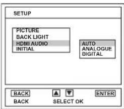 FUNAI LCD-C3207 - HDMI AUDIO Selection - 1