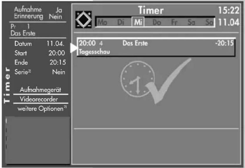 METZ Taros - Timer löschen: - 1