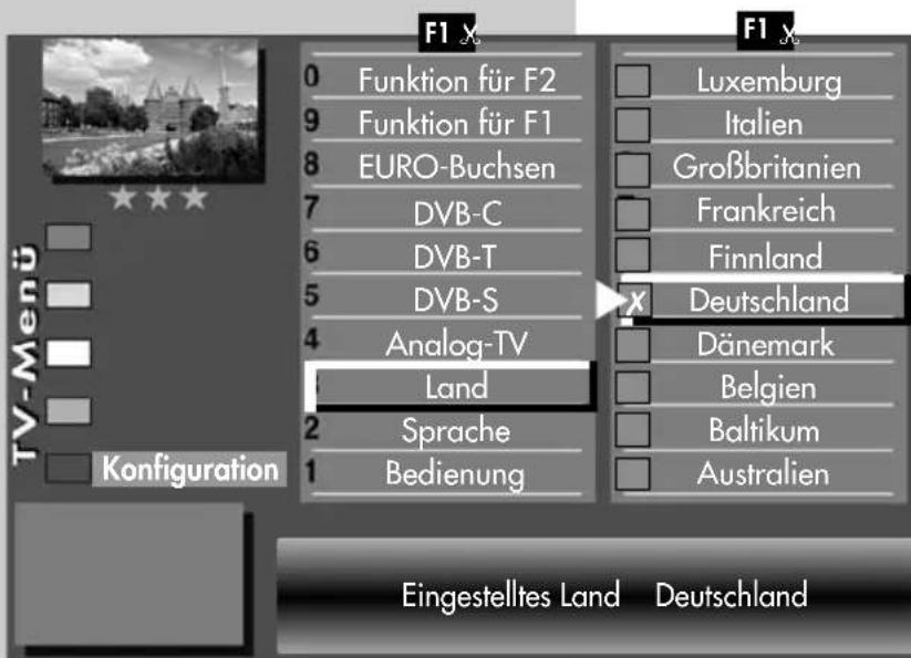 METZ Sirius - Sprache/Land einstellen: - 1