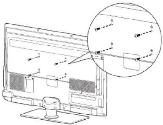 HANNSPREE SE-Series - Wandmontageset installieren - 2