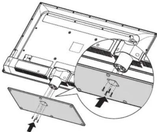 HANNSPREE AD40U - Standfuß installieren - 2