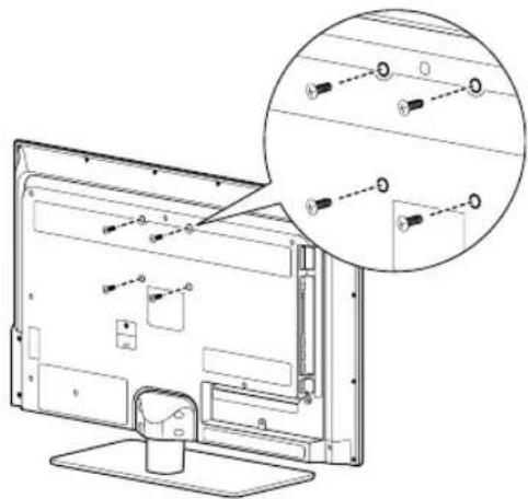 HANNSPREE AD32U - Wandmontageset installieren - 2