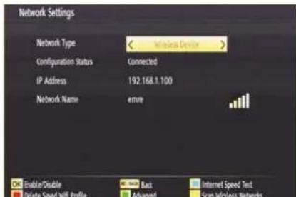 Finlux 47FLSKR170LHCD - Configuring Wireless Device Settings (Optional) - 3