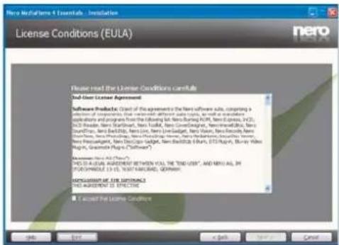 Finlux 47FLSKR170LHCD - To install Nero MediaHome, please proceed as follows: - 4