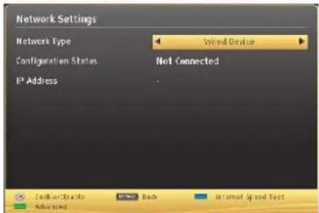 Finlux 47FLSKR170LHCD - Configuring Wired Device Settings - 1