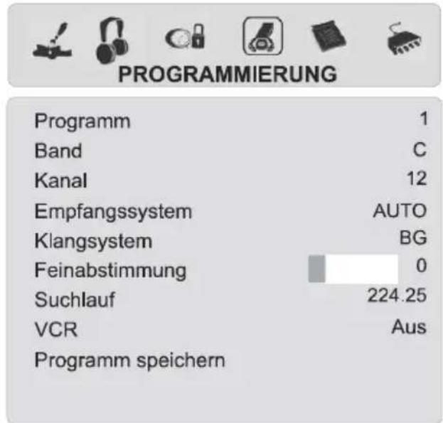 Finlux 32FL745 - Menü Installation - 1