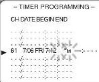 SYLVANIA 6727DC - Set beginning hour - 1
