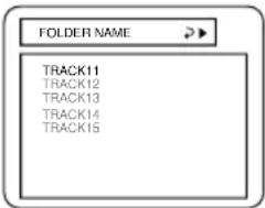 FOLDER NAME TRACK11 TRACK12 TRACK13 TRACK14 TRACK15