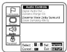 SYLVANIA 6727DB - Press the ▲/▼ buttons to select an item, and then press the ENTER button. - 3