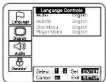 SYLVANIA 6727DB - LANGUAGE SETTINGS - 2