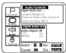 SYLVANIA 6727DB - Press the ▲/▼ buttons to select an item, and then press the ENTER button. - 1
