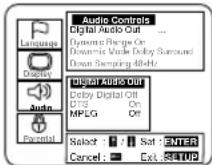 SYLVANIA 6727DB - Press the ▲/▼ buttons to select a desired item, and then press the ENTER button. - 3
