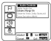 SYLVANIA 6727DB - Press the ▲/▼ buttons to select an item, and then press the ENTER button. - 2
