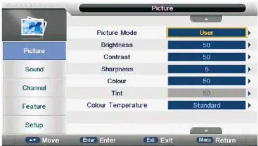 Jay-Tech PD1008 - MENÜ PICTURE (BILD) - 1