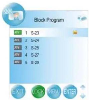 Dyon ALPHA 24 - Programm blockieren - 1