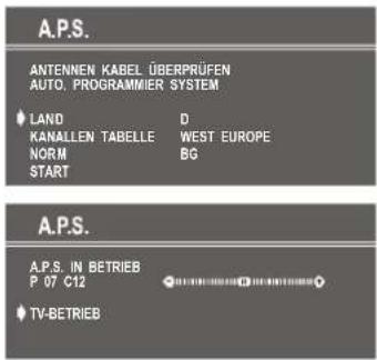 DURABASE DB-2106TV - Das Menü Programm - 3