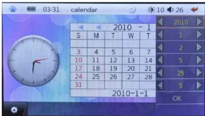 DENVER MPM-4038 - Kalender - 2
