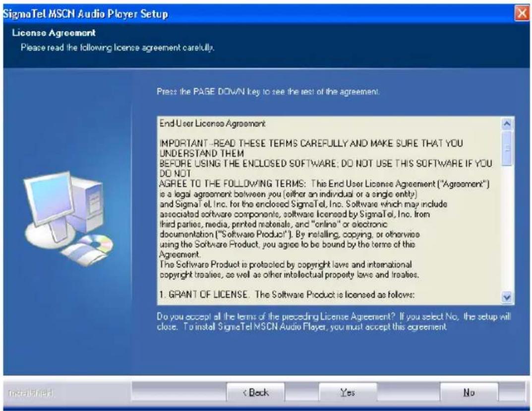 DENVER MP-522 - 3-2: Start der Installation. - 2