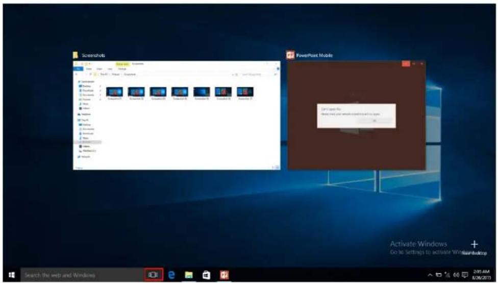 Screenshots PowerPoint Mobile Get Open Web... Go to Settings to activate Windows +