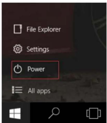 File Explorer Settings Power All apps