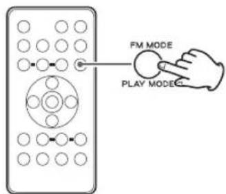 FM MODE PLAY MODE