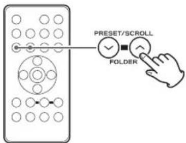 PRESET/SCROLL FOLDER
