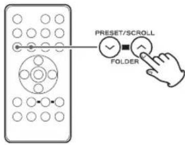 PRESET/SCROLL FOLDER